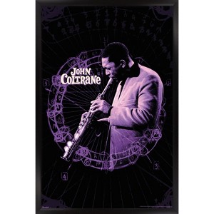 Trends International John Coltrane - Coltrane Circle Live Framed Wall Poster Prints - 1 of 4