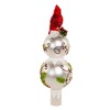 Kurt Adler 12-Inch Glass Holly and Cardinal Tree Topper - 2 of 4