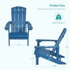 Sonkuki Outdoor 2PCS Recycled Plastic Wood Adirondack Chairs, Patio Lounger chairs - 2 of 4