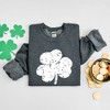 Simply Sage Market Women's Graphic Sweatshirt Grunge Clover - 3 of 4