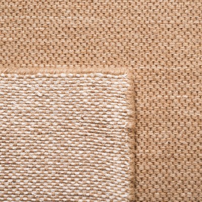 Handwoven Brown Wool Flatweave Rug, 4' x 6'