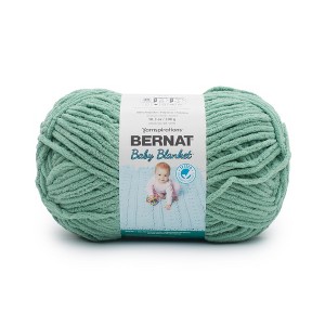 Bernat Baby Blanket Big Ball Yarn 24 Pack-Misty Jungle Green - 1 of 4