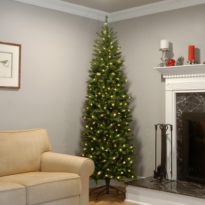 7-Foot Slim Kingswood Fir Artificial Christmas Tree with Clear Lights