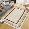 Oriental Rug for Living Room, Washable Thin Carpet, Non-Slip Resistant Carpet Pet & Kids Friendly for Bedroom - 2 of 4