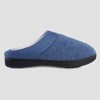 Isotoner Women's Marisol Microsuede & Heathered Knit Hoodback Slippers - 2 of 4