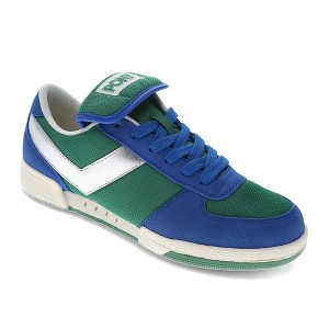 PONY Mens Linebacker Archive Genuine Leather and Mesh Premium Lace Up Athletic Sneaker Shoe - 1 of 4