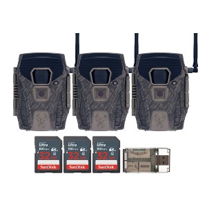 Wildgame Innovations Terra XT 2.0 Three Cellular Trail Cameras Bundle - 1 of 4