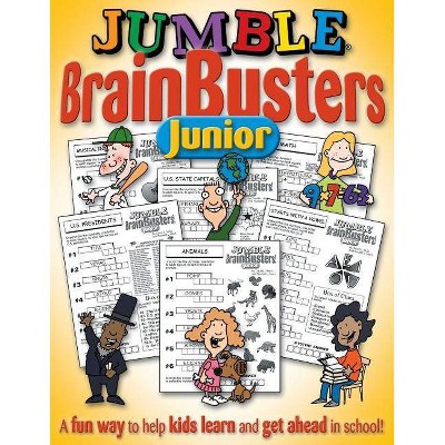 Jumble Brainbusters Junior - (Jumble Brain Busters for Kids) by  Tribune Media Services (Paperback)