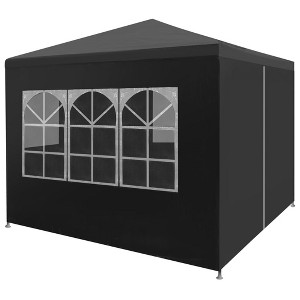 vidaXL Party Tent 9.8'x9.8' Anthracite - 1 of 4