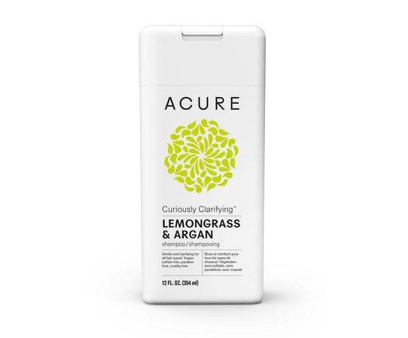 Acure Curiously Clarifying Lemongrass & Argan Shampoo - 12 fl oz