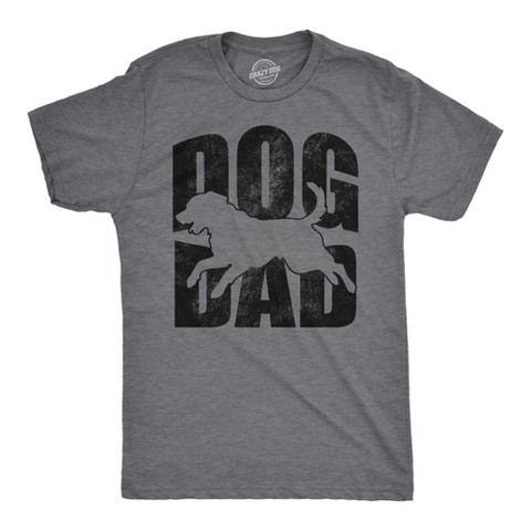 Мужские футболки Crazy Dog T-Shirts, Inc. Mens Funny T Shirts Dog Dad Sarcastic Puppy Graphic Tee for Men - Crazy Dog Men's T Shirt For Dog Lovers Dark Grey XL