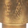 HomeRoots 9" Gold Cast Iron Round Table Vase - 4 of 4