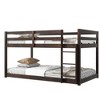 NicBex Twin Over Twin Bunk Bed,Wood Bunk Beds with Ladder and Guardrail,Bunk Bed Frame for Kids,Box Spring Not Required - 4 of 4