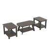 WestinTrends 3-Piece Outdoor Adirondack Coffee Table and Side Table Set - 4 of 4