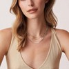 Dainty Layering Necklaces for Women Snake Chain, Curb Link, Paperclip Layered Chains Trendy Layering Necklace - 4 of 4