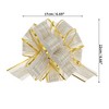 Unique Bargains Pull Bows for Gift Wrapping Weddings Birthdays Christmas 47.28"x1.9" 3 Pcs - 2 of 4