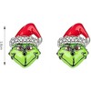 Christmas Earrings Cute Santa Green Monster Frog Stud Earrings Cartoon Animal Jewelry Women Girls Holiday Gifts - 2 of 4