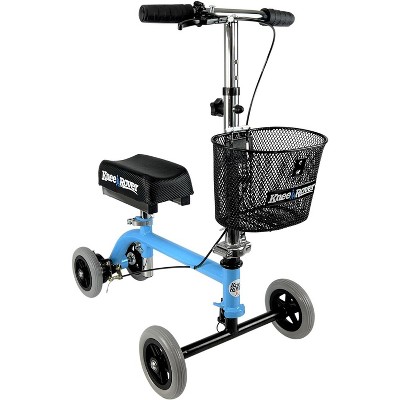 KneeRover Knee Walker Jr Pediatric and Smaller Adult Knee Scooter Blue