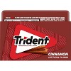 Trident Cinnamon Sugar Free Chewing Gum - Pocket Pack of 28 Pieces (6 Packs) - 2 of 4