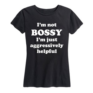 Women's - Instant Message - I'm Not Bossy Short Sleeve Graphic T-Shirt - 1 of 4