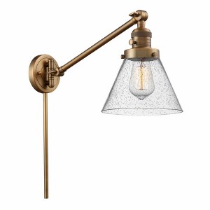 Cone - 1 Light Swing Arm Wall Sconce In Industrial Style-25 Inches Tall and 8 Inches Wide - 1 of 1
