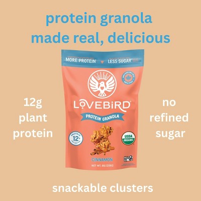 Lovebird Protein Cinnamon Granola - 8oz