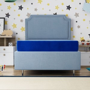 PAGED Mattress with Memory Comfort Layer Kids 7" Mattress with Water Resistant Cover for Bedroom - 1 of 4