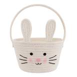 Circular Rope Decorative Easter Basket Bunny - Spritz™