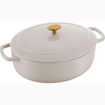 Berghoff Neo 8qt. Cast Iron Oval Dutch Oven, Matching Lid : Target