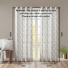 Lycvki Fretwork Print Grommet Top Window Curtain Panel(Only 1 Pc Panel) - 3 of 4