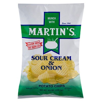 Martin's Sour Cream & Onion Flavored Potato Chips - 9.5oz