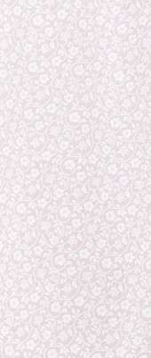 white floral on gray