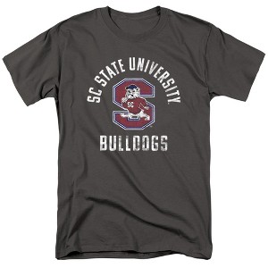 South Carolina State University Official Bulldogs Logo Adult T Shirt, Black - 1 of 4