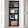 5-Shelf Light Duty Plastic Storage Shelves, Medium Modular Shelving Unit Storage Organizer for Bathroom - 2 of 4