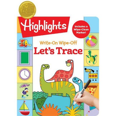 Write-On Wipe-Off Let's Trace (Hardcover) - by Highlights