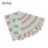 Unique Bargains Paper Gift Bag Pack Watermelon Storage Bag for Party Favor 50 Pcs - 3 of 4