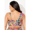 Swimsuits for All Women's Plus Size One Shoulder Bandeau Bikini Top - image 3 of 4