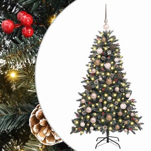 vidaXL ArtificialChristmasTree with Stand Green 68 x 68 x 120 cm PVC - 1 of 4