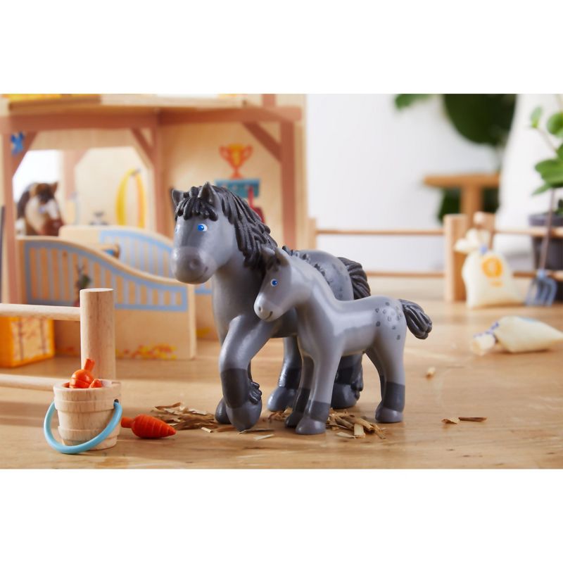 HABA Little Friends Momma and Baby Playset - Horse Cassandra and Foal Clea, 4 of 7