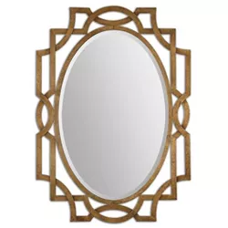 Oval Margutta Decorative Wall Mirror Gold - Uttermost