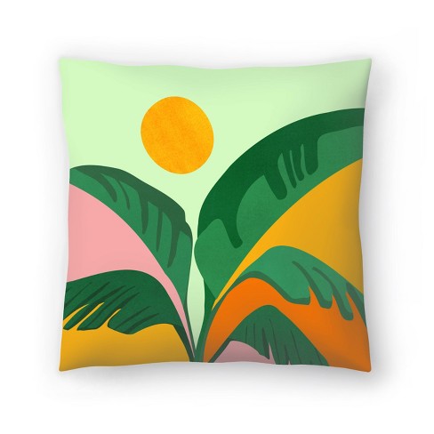 Palm leaf sale cushion target