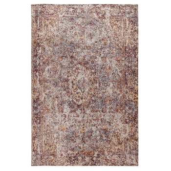 Emma and Oliver Multicolor Distressed Artisan Old English Style Traditional Rug
