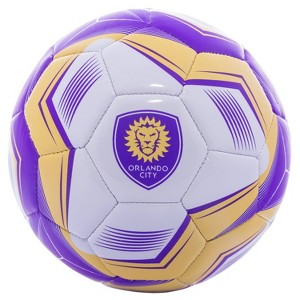 MLS Orlando City SC Mini Soccer Ball Size 1: Rubber Bladder, Ages 3+ - 1 of 4
