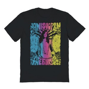 Janis Joplin Men's At The Filmore Short Sleeve Graphic Cotton T-shirt - 1 of 1