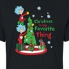 Women's - Dr. Seuss - Christmas Is A Family Thing Cropped Graphic T-Shirt - 2 of 4