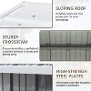 LACOO 5' x 3' Slanted-Roof Metal Shed - 2 of 4