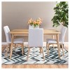Christopher Knight Home 60" 5pc Orrin Dining Set Light Beige: Scandinavian Style, Polyester Upholstery, Wood Composite - 2 of 4