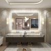 Apmir Super Bright 192 LEDs/m Front LED Lighted Anti-Fog Tempered Glass Bathroom/Vanity Mirror with ETL & 3-Year Warranty - 2 of 4