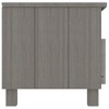 vidaXL TV Stand HAMAR Light Gray 41.7 in.x15.7 in.x15.7 in. Solid Wood Pine - 4 of 4