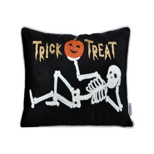SEVOBAL Party Decorations and Accessories Versatile Home Accent Bold Colors Pillow Unsettling Design Cozy Relaxation, Black, 14"*17"*20" - 1 of 4
